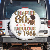 Chapter 60 Fabulous Leopard Spare Tire Cover Since 1965 60Th Birthday Gift For Women