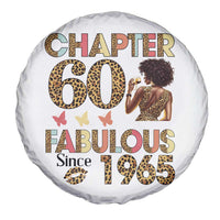 Chapter 60 Fabulous Leopard Spare Tire Cover Since 1965 60Th Birthday Gift For Women