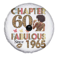 Chapter 60 Fabulous Leopard Spare Tire Cover Since 1965 60Th Birthday Gift For Women