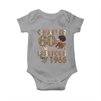 Chapter 60 Fabulous Leopard Baby Onesie Since 1965 60Th Birthday Gift For Women