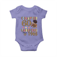 Chapter 60 Fabulous Leopard Baby Onesie Since 1965 60Th Birthday Gift For Women