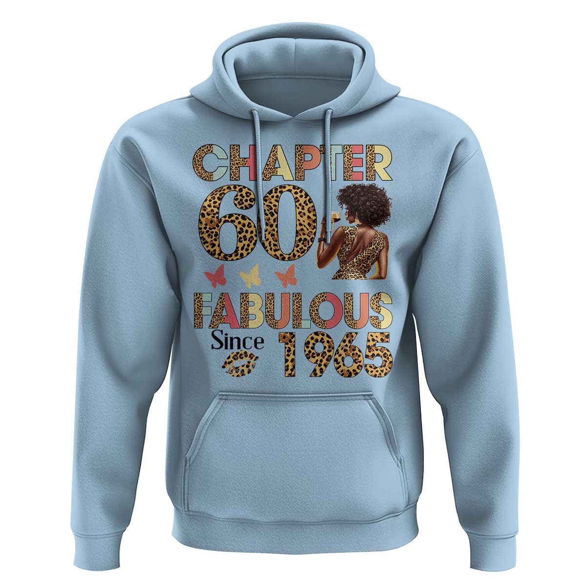 Chapter 60 Fabulous Leopard Hoodie Since 1965 60Th Birthday Gift For Women