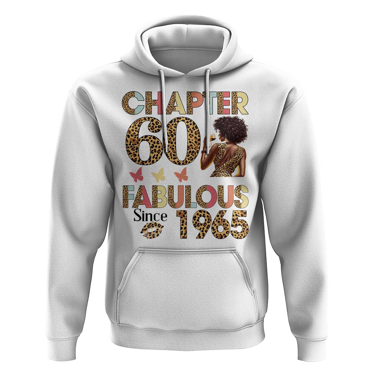 Chapter 60 Fabulous Leopard Hoodie Since 1965 60Th Birthday Gift For Women