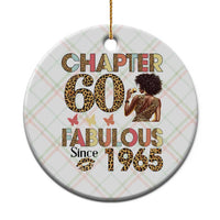 Chapter 60 Fabulous Leopard Ceramic Ornament Since 1965 60Th Birthday Gift For Women - Wonder Print Shop