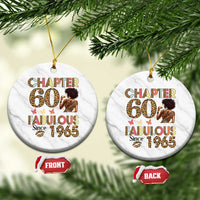 Chapter 60 Fabulous Leopard Ceramic Ornament Since 1965 60Th Birthday Gift For Women - Wonder Print Shop