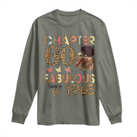 Chapter 60 Fabulous Leopard Long Sleeve Shirt Since 1965 60Th Birthday Gift For Women