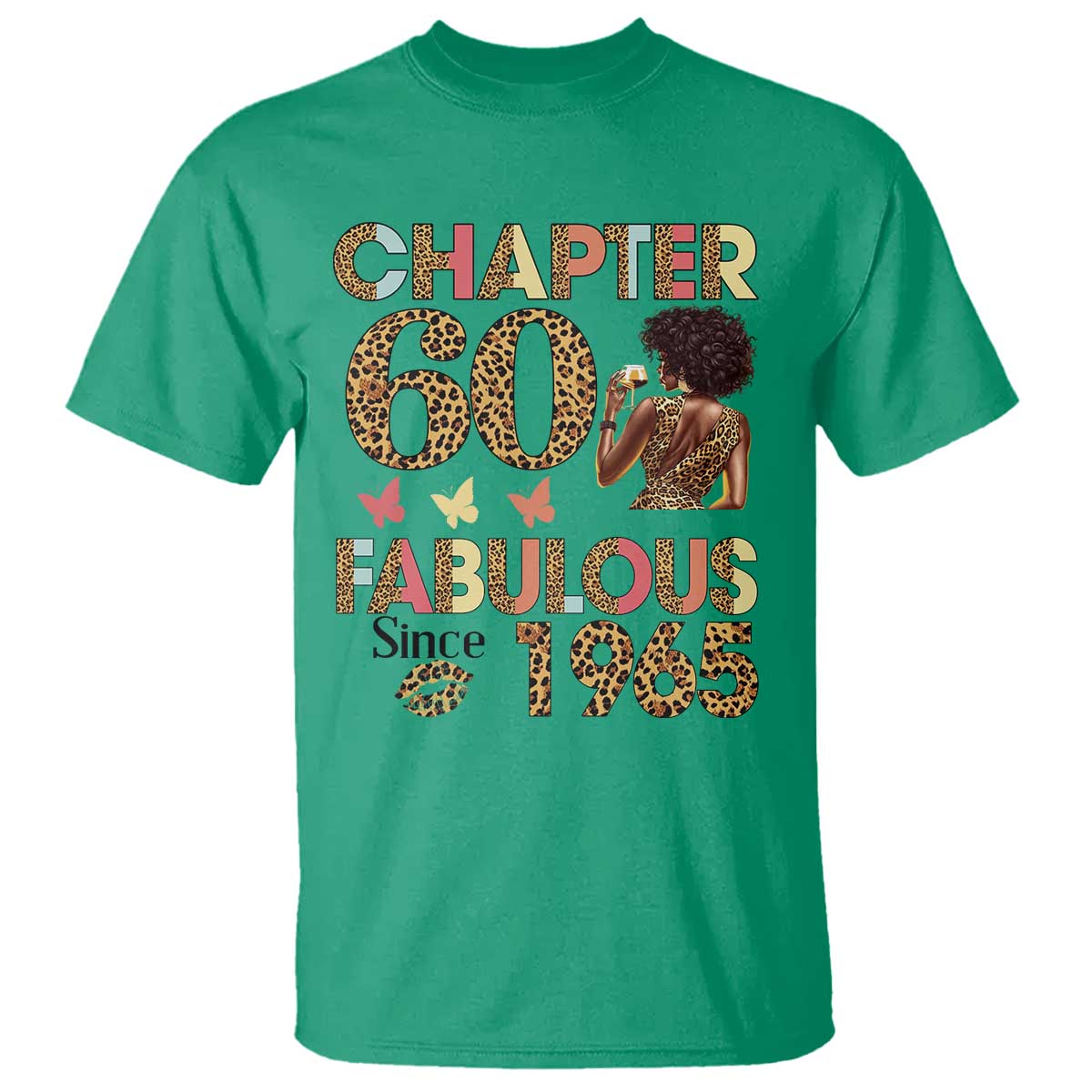 Chapter 60 Fabulous Leopard T Shirt Since 1965 60Th Birthday Gift For Women