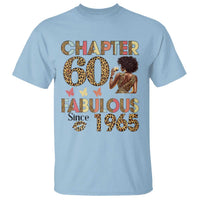 Chapter 60 Fabulous Leopard T Shirt Since 1965 60Th Birthday Gift For Women