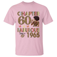 Chapter 60 Fabulous Leopard T Shirt Since 1965 60Th Birthday Gift For Women