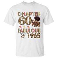 Chapter 60 Fabulous Leopard T Shirt Since 1965 60Th Birthday Gift For Women