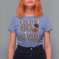 Chapter 60 Fabulous Leopard T Shirt For Women Since 1965 60Th Birthday Gift For Women