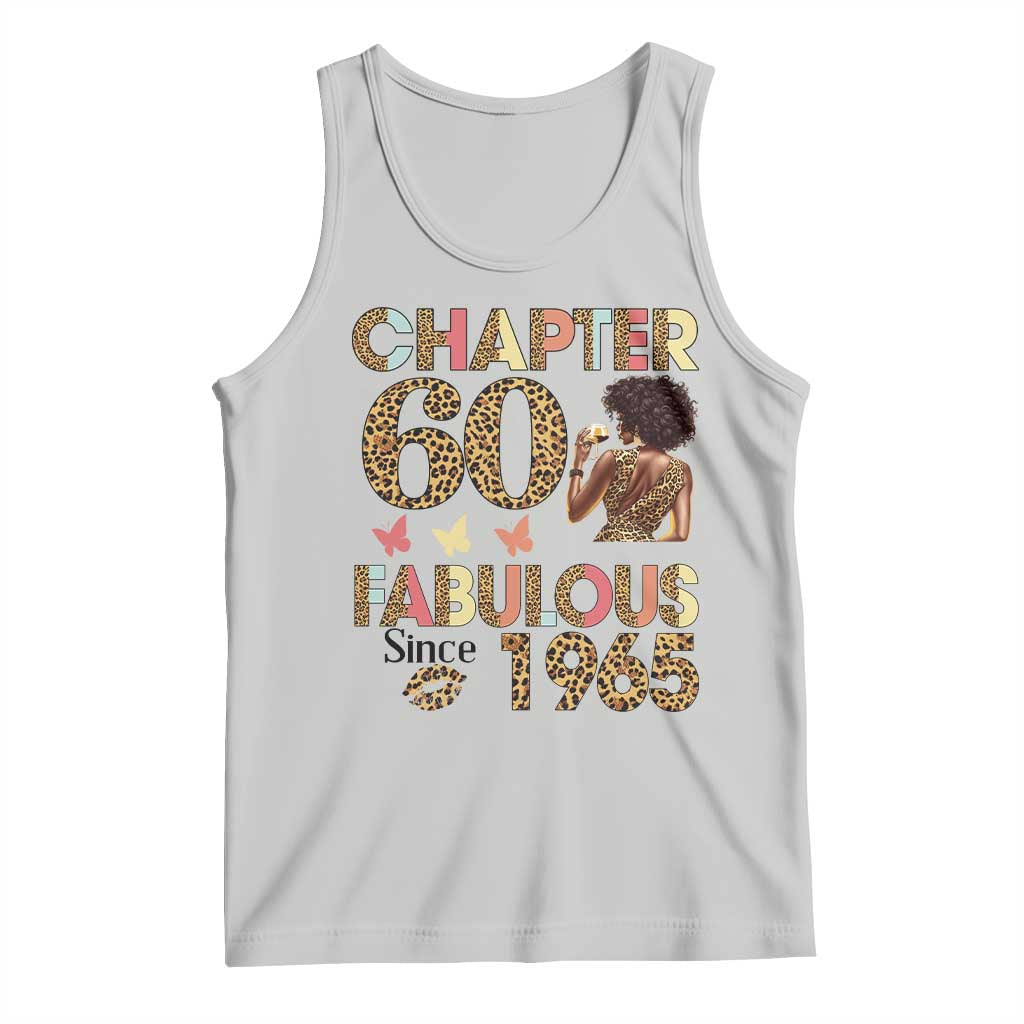 Chapter 60 Fabulous Leopard Tank Top Since 1965 60Th Birthday Gift For Women