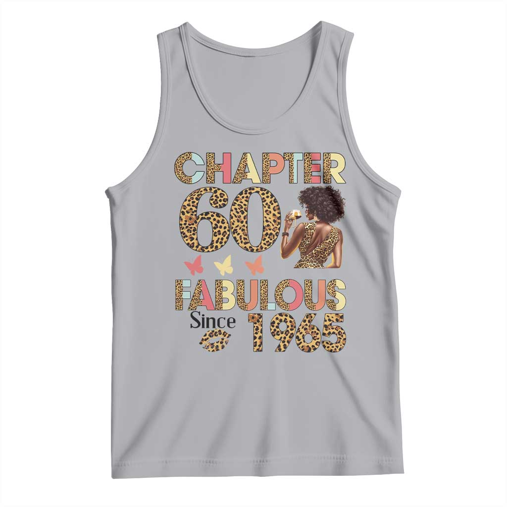 Chapter 60 Fabulous Leopard Tank Top Since 1965 60Th Birthday Gift For Women