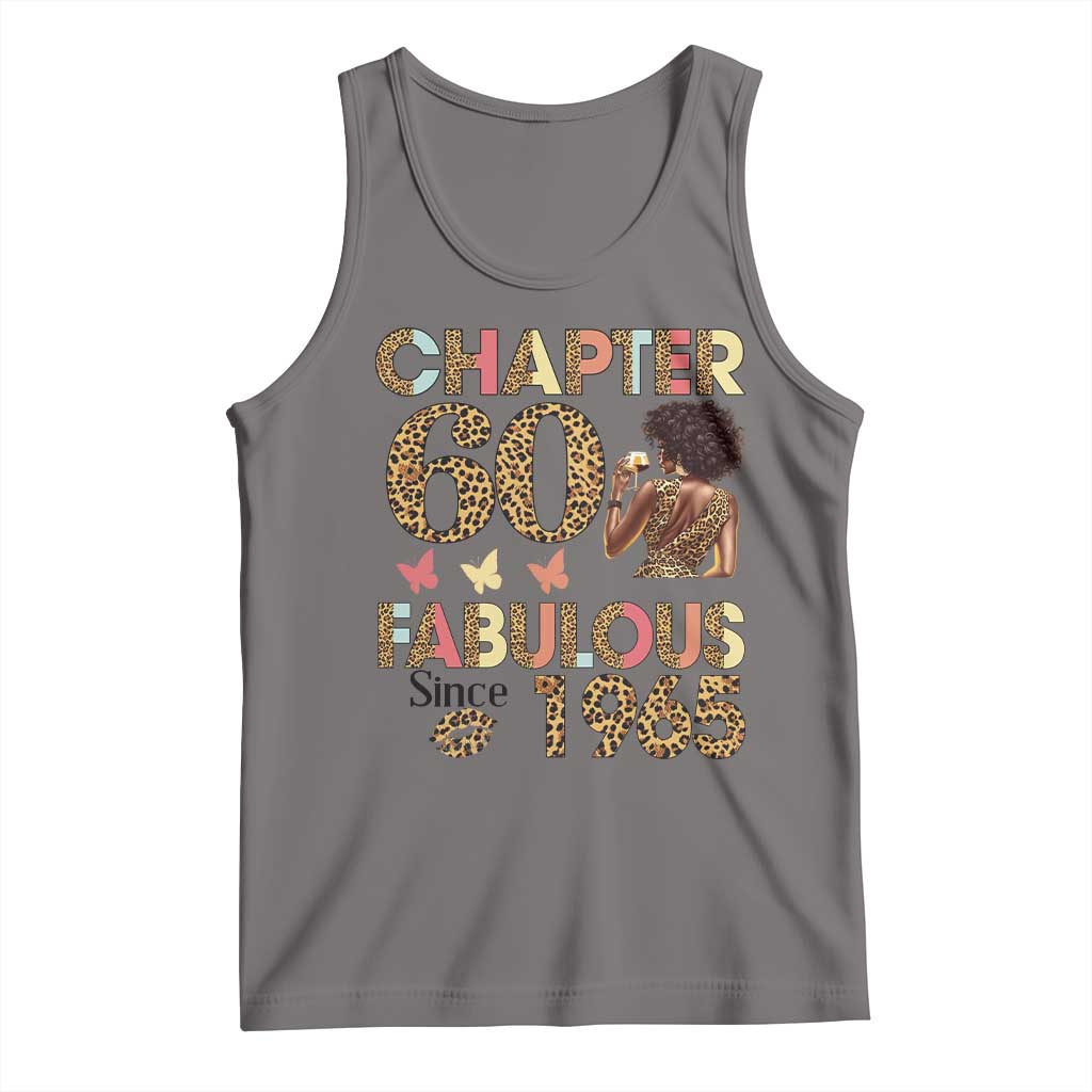 Chapter 60 Fabulous Leopard Tank Top Since 1965 60Th Birthday Gift For Women