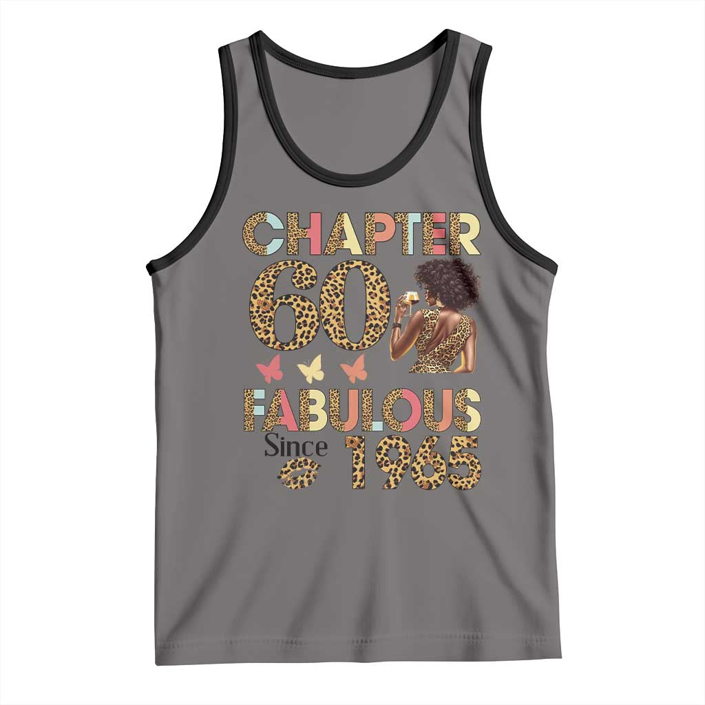 Chapter 60 Fabulous Leopard Tank Top Since 1965 60Th Birthday Gift For Women