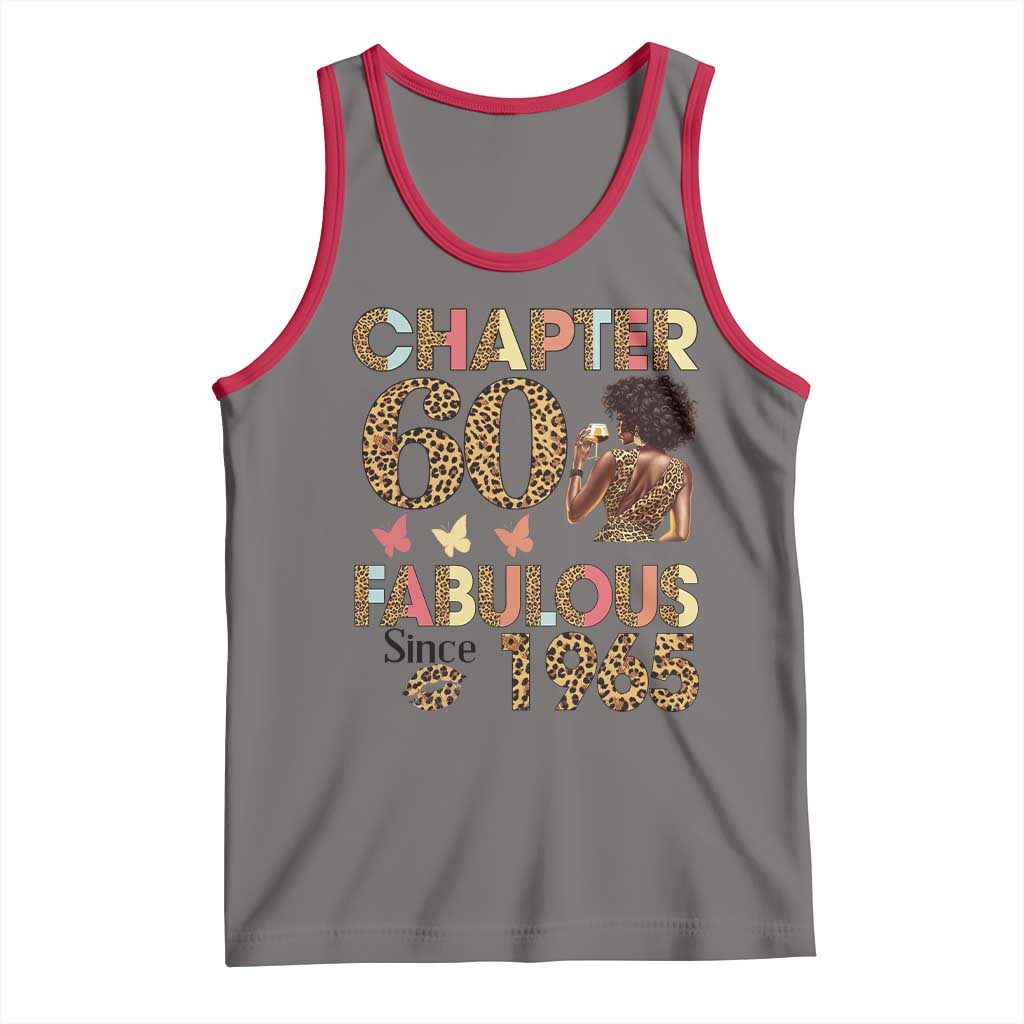 Chapter 60 Fabulous Leopard Tank Top Since 1965 60Th Birthday Gift For Women