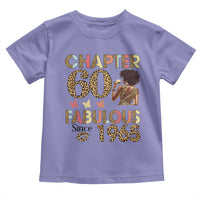 Chapter 60 Fabulous Leopard Toddler T Shirt Since 1965 60Th Birthday Gift For Women