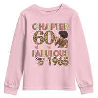 Chapter 60 Fabulous Leopard Youth Sweatshirt Since 1965 60Th Birthday Gift For Women