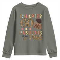 Chapter 60 Fabulous Leopard Youth Sweatshirt Since 1965 60Th Birthday Gift For Women