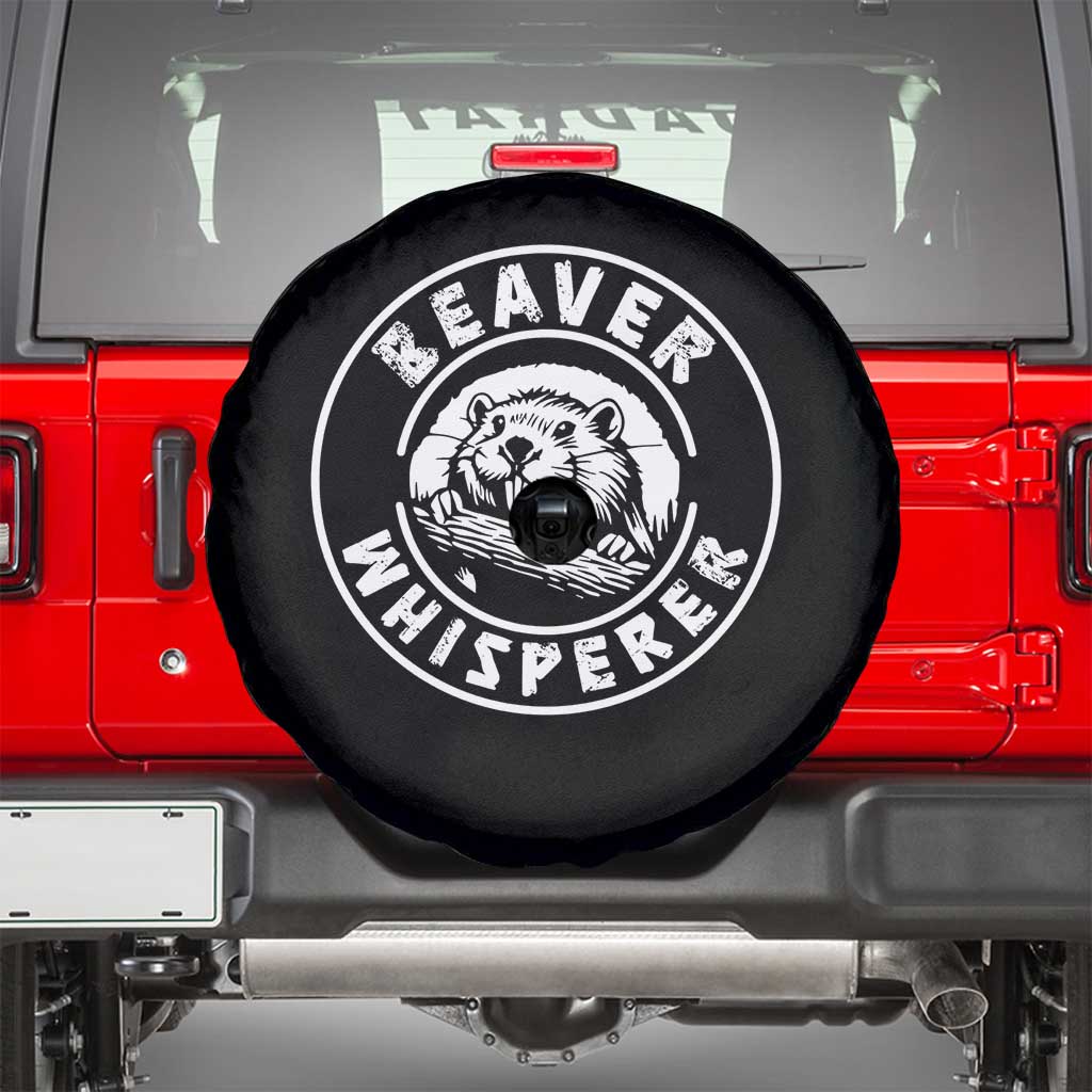 Beaver Whisperer Spare Tire Cover Funny Wildlife Lover Nature Humor