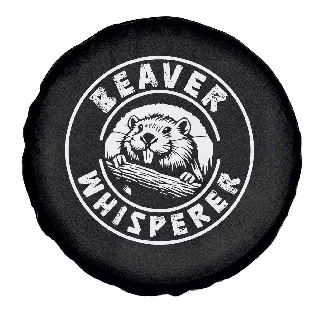 Beaver Whisperer Spare Tire Cover Funny Wildlife Lover Nature Humor