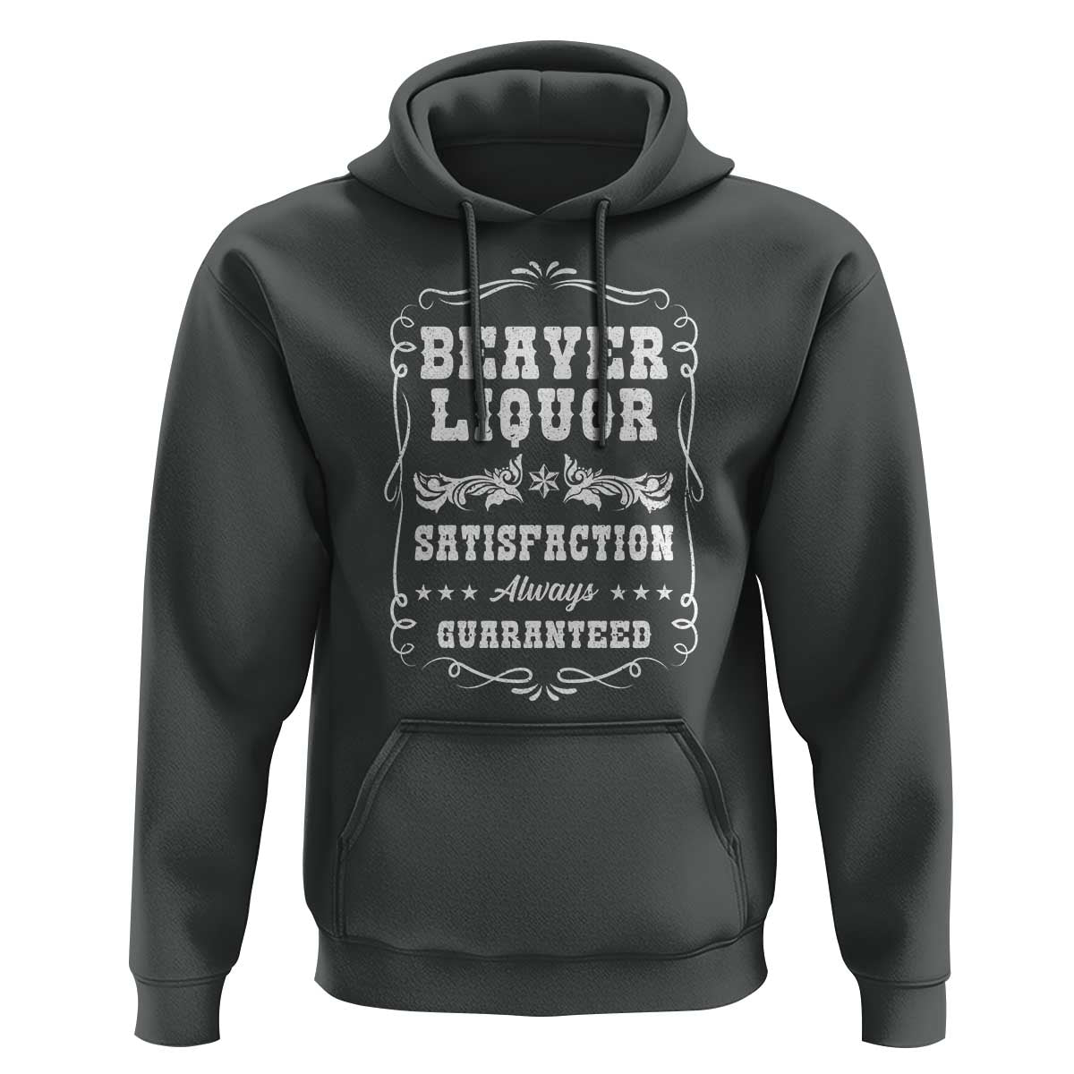 Funny Beaver Liquor Hoodie Adult Drinking Humor Pun Vintage