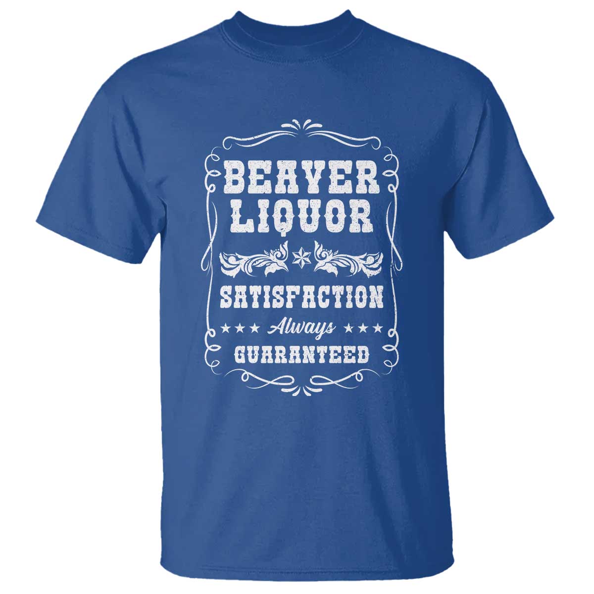 Funny Beaver Liquor T Shirt Adult Drinking Humor Pun Vintage
