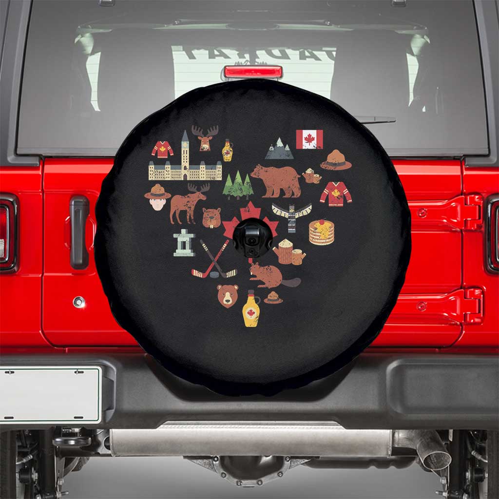 Canada Pride Spare Tire Cover Canadian Flag Maple Leaf