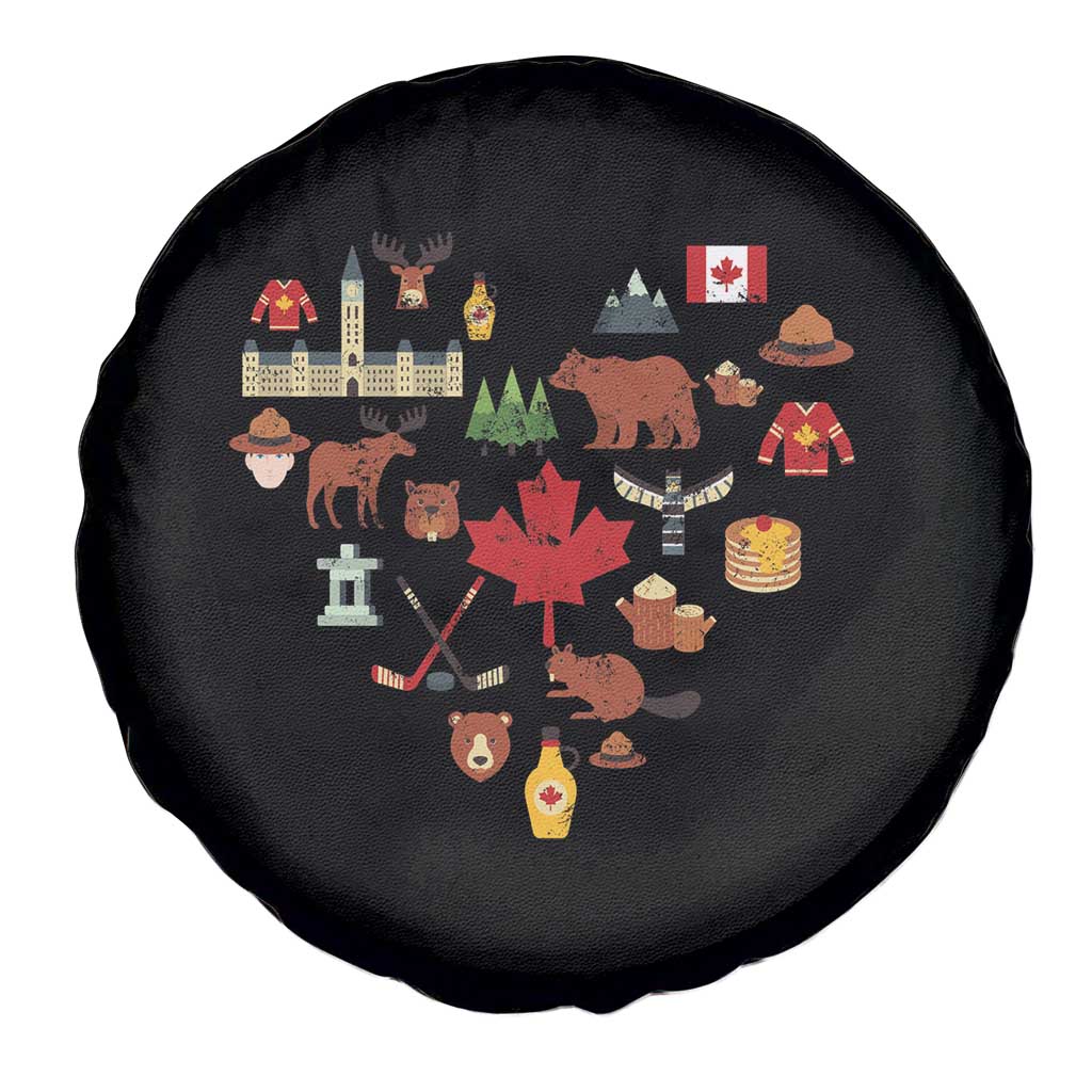 Canada Pride Spare Tire Cover Canadian Flag Maple Leaf