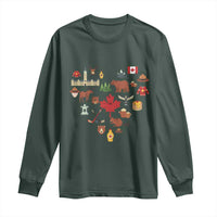Canada Pride Long Sleeve Shirt Canadian Flag Maple Leaf