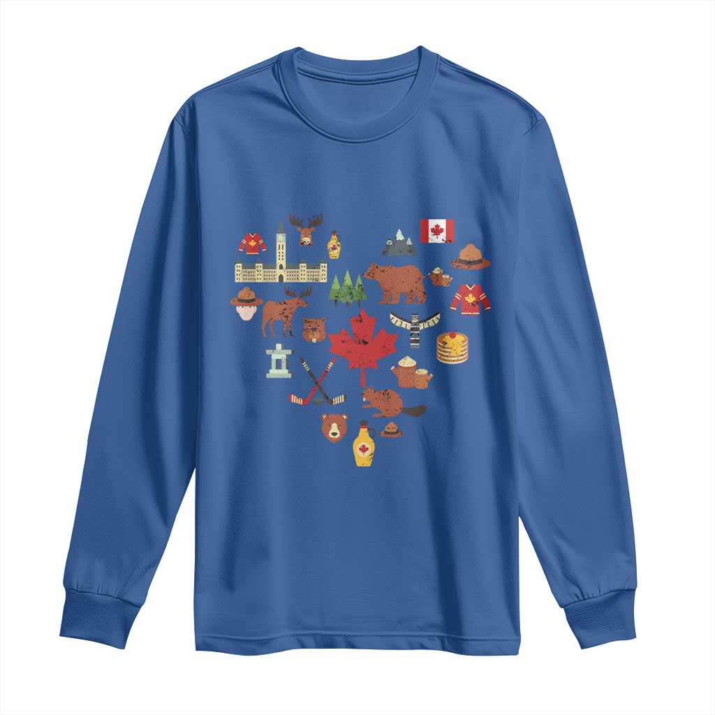 Canada Pride Long Sleeve Shirt Canadian Flag Maple Leaf