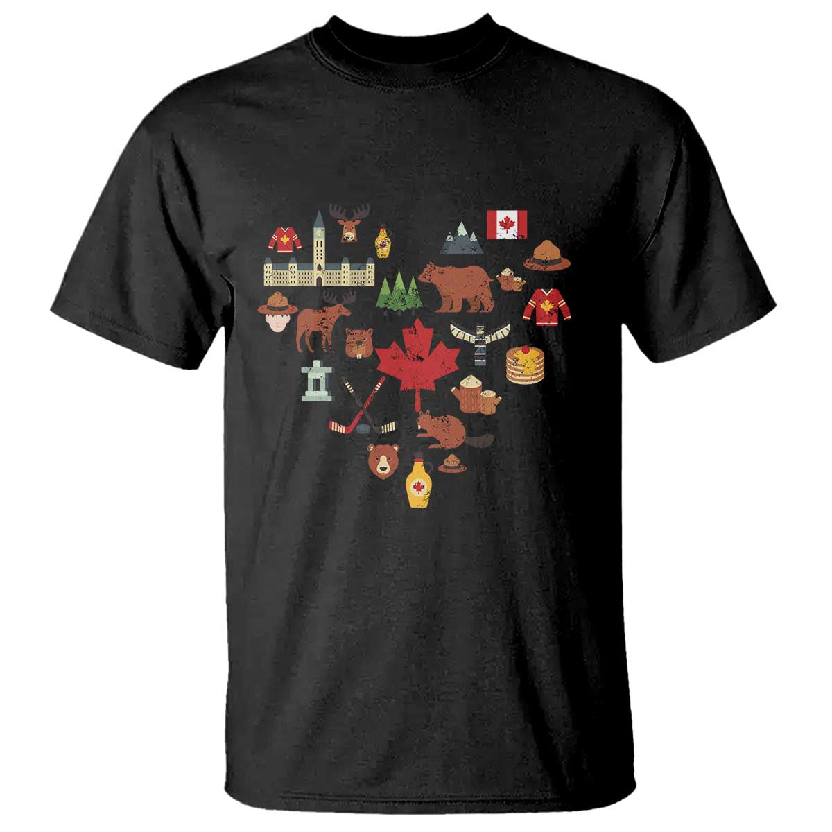 Canada Pride T Shirt Canadian Flag Maple Leaf