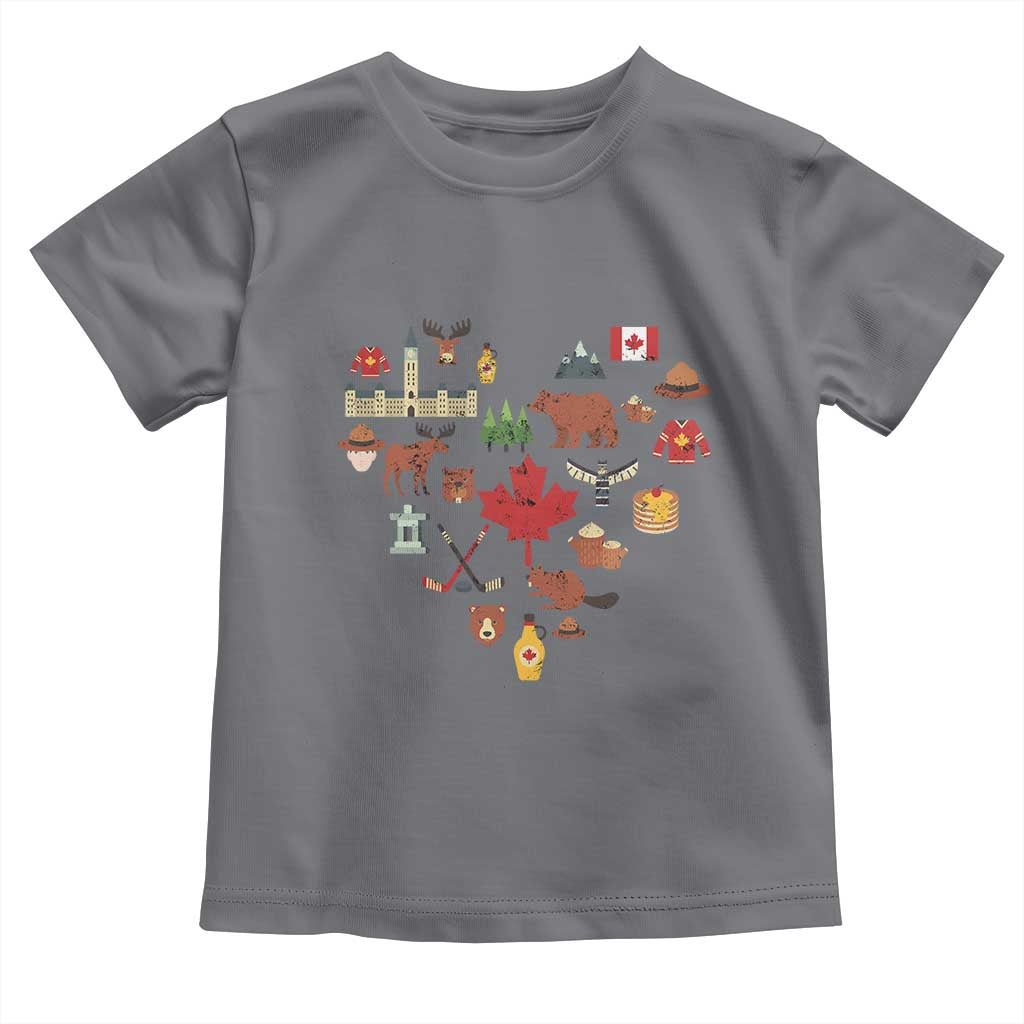 Canada Pride Toddler T Shirt Canadian Flag Maple Leaf