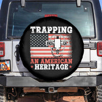Trapping American Heritage Spare Tire Cover Patriotic Trap Hunting Trapper