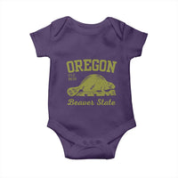 Beaver State Oregon Baby Onesie Est 1859 Vintage Flag