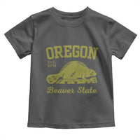 Beaver State Oregon Toddler T Shirt Est 1859 Vintage Flag
