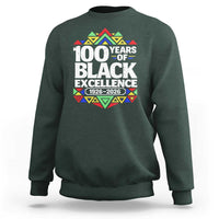 100 Years of Black Excellence 1926 2026 Sweatshirt African Tribal Pattern Heritage Celebrating Black History