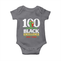 100 Years of Black Excellence 1926 2026 Baby Onesie Pan-African Raised Fist Pride Honoring Black History Legacy