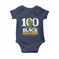 100 Years of Black Excellence 1926 2026 Baby Onesie Pan-African Raised Fist Pride Honoring Black History Legacy