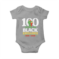 100 Years of Black Excellence 1926 2026 Baby Onesie Pan-African Raised Fist Pride Honoring Black History Legacy
