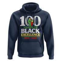 100 Years of Black Excellence 1926 2026 Hoodie Pan-African Raised Fist Pride Honoring Black History Legacy
