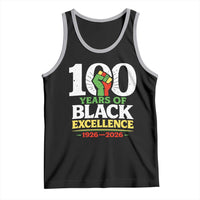 100 Years of Black Excellence 1926 2026 Tank Top Pan-African Raised Fist Pride Honoring Black History Legacy