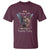 Gothic Skeleton Roses T Shirt In My Next Life I Want To Be The Karma Fairy Pink