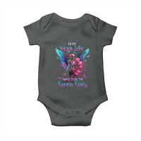 Gothic Skeleton Roses Baby Onesie In My Next Life I Want To Be The Karma Fairy
