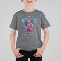 Gothic Skeleton Roses T Shirt For Kid In My Next Life I Want To Be The Karma Fairy