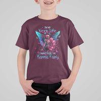 Gothic Skeleton Roses T Shirt For Kid In My Next Life I Want To Be The Karma Fairy