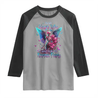 Gothic Skeleton Roses Raglan Shirt In My Next Life I Want To Be The Karma Fairy