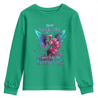 Gothic Skeleton Roses Youth Sweatshirt In My Next Life I Want To Be The Karma Fairy
