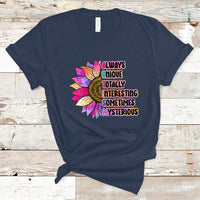 Autism Meaning Always Unique Totally Interesting Sometimes Mysterious Embrace Autistic Autism Awareness T Shirt - Wonder Print Shop