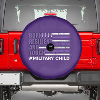 Military Child Born Resilient Tough Spare Tire Cover Month Of The Military Kids Army Soldier American Flag